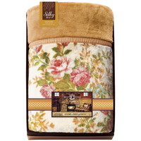 クロスロード アイデア＆厳選素材 厚手の衿付毛布 2480【北海道・沖縄県・離島 配送不可】