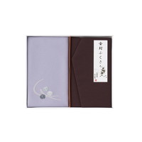 刺繍入り金封包み&金封ふくさ 紫 H036【北海道・沖縄県・離島 配送不可】