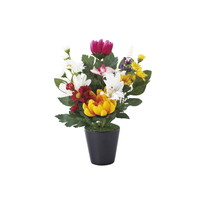 SC触媒加工 長く美しい仏花［凪］（アーティフィシャルフラワー） BUGA-02-23【北海道・沖縄県・離島 配送不可】