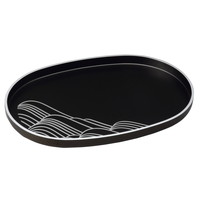 MAKOTOjapan しらなみ 15.0小判盆 0774011【北海道・沖縄県・離島 配送不可】