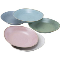 美濃焼 彩々 楕円皿揃 20585【北海道・沖縄県・離島 配送不可】