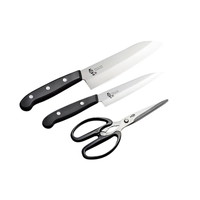 燕三 ステンレス包丁＆キッチンハサミ3点セットA EM-070【北海道・沖縄県・離島 配送不可】