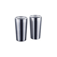 粋 真空Wステンタンブラー450mlペアセット SU-107【北海道・沖縄県・離島 配送不可】