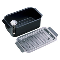 ポコフリット IH対応角型揚げ鍋（温度計・アミ付） RB-2701【北海道・沖縄県・離島 配送不可】