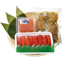 カネサン佐藤水産　魚卵松前漬セット【沖縄県・離島 配送不可】