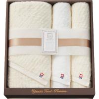 極ふわ やさしいたおる ベーシックライン ロングバス・フェイスタオルセット ベージュ