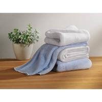 生活時間を確保するタイパタオル スリムバスタオル ブルー