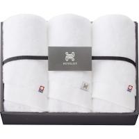 ＨＯＴＥＬＩＳＴ フェイスタオル３枚セット ホワイト