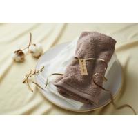 アンシャンテオーガニック フェイスタオル ココアブラウン