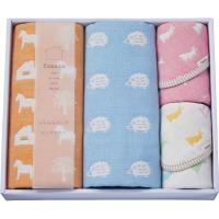 ふわら 四重織フェイスタオル・六重織タオルハンカチセット