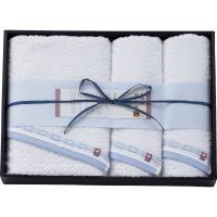 今治綿紗織 バス・フェイスタオルセット ブルー