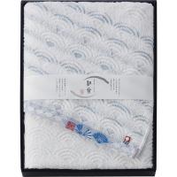 なごみね バスタオル ブルー