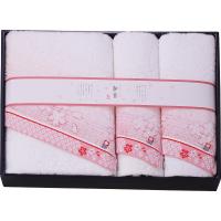 なごみね（桜） バス・フェイスタオルセット ピンク