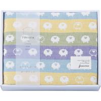 ふわら 六重織ガーゼひざかけ ヒツジ