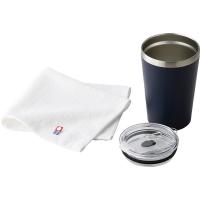 アミーホーム カップインタンブラー＆タオル ネイビー