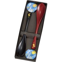 スプーン２本セット 黒・朱