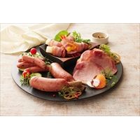 北海道産豚肉 トンデンファーム ソーセージアソート 5種セット 〔炭火焼ベーコン(スライス)80g、荒挽ウインナー120g×2、ピルカウインナー120g、骨付ソーセージ180g、燻しロースハム(スライス)60g 〕肉・肉加工品