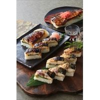 福井三國湊屋 焼鯖寿司 3種詰め合わせ〔元祖焼き鯖寿司290g×1、照焼き鯖寿司290g×1、焼き鯖めんたい寿司330g×1　〕水産・水産加工品