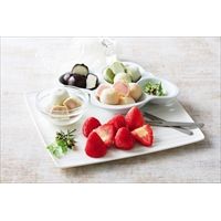 スルー たっぷりひとくち4種&いちごアイス 計50個〔チョコアイスボール4種類(バニラ・ストロベリー・コーヒー・抹茶)×各10個、苺アイス×10個(計50個) 〕その他スイーツ