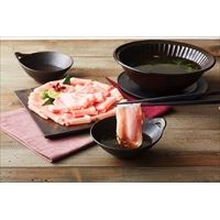 山形 平田牧場 金華豚ロース バラ肉しゃぶしゃぶ 2種計800g〔ローススライス300g×2、バラスライス200g、とびうおのだし×6、きざみ昆布×2〕肉・肉加工品
