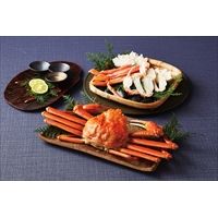 ずわいがに詰合せ〔ボイルずわいがに姿約420g、ボイルずわいがにハーフカット300g〕水産・水産加工品