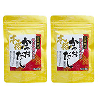 食塩無添加 滋味献上本格かつおだし 2袋セット〔70g×2袋〕