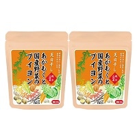 あかもくと国産野菜のブイヨン 2袋セット〔80g×2袋(スープ約64杯分)〕