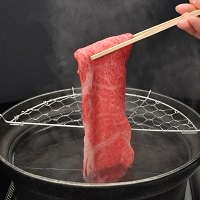 松阪まるよし 松阪牛しゃぶしゃぶ用スライス肉 〔肩・モモ400g〕三重県