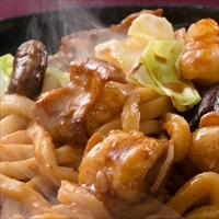 津山ホルモンうどんセット 〔冷凍うどん250g×4、国産牛ホルモン100g×4、ホルモンうどんたれ100g×2〕 冷凍惣菜