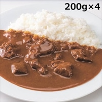 お肉たっぷりビーフカレー 中辛 4袋セット 〔200g×4〕 レトルトカレー 惣菜 こまち食品