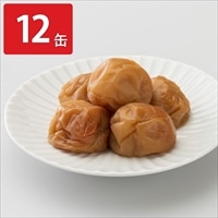 梅干缶 紀州南高梅 〔80g×12〕 備蓄食 缶詰 非常食