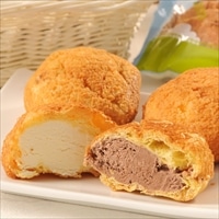 乳蔵北海道シューセット 〔ミルク×3・チョコ×3〕