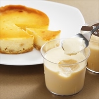 乳蔵 北海道ベイクドチーズケーキ&プリン 〔ベイクドチーズケーキ4号×1・プリン100g×2〕 チーズケーキ プリン 洋菓子 北海道 江戸屋