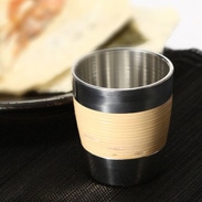 冷酒に熱燗に・・・籐巻ぐい呑み　｜　錫光・埼玉県