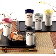 大堀相馬焼〈 ハレの日 ショットグラス 〉KACHI-UMAプロジェクト（主催ガッチ）・福島県