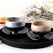 お洒落な色合い　様々な場面で〈 たっぷり椀・ペアセット 〉大堀相馬焼　｜　株式会社ガッチ・福島県