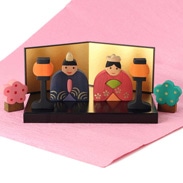 手仕事の温かみ木のぬくもりを楽しむ 立体パズル〈 雛セット 〉大 | ウッディワーク岡田・滋賀県