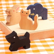 木のぬくもりを肌で感じて楽しめる 立体パズル〈 アニマル 〉小 | ウッディワーク岡田・滋賀県