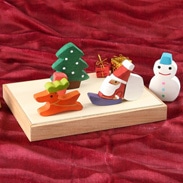 手仕事の温かみ木のぬくもりを楽しむ 立体パズル〈 トナカイ 〉中 | ウッディワーク岡田・滋賀県