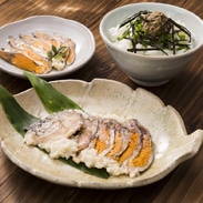 鮒寿司三昧　有限会社鮒味　滋賀県　琵琶湖産 高級珍味を存分に楽しめる鮒寿司のセット。