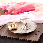 九谷和グラス 食卓に新しい華やかさ〈 馬上グラス 〉宝尽し　｜　清峰堂株式会社・石川県