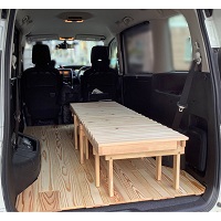 中居木工 車中泊もできるスライドベッド 180 〔幅90×長さ180×高さ30cm〕 ベッド 寝具 【北海道・沖縄・離島 お届け不可】