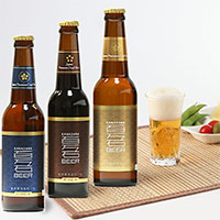 白山伏流水と県内産大麦から生まれた〈 金沢百万石ビール 〉(330ml)瓶3本セット | 有限会社わくわく手づくりファーム川北・石川県