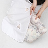 「息夢枕」専用枕カバー 白色