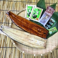 浜松 浜名湖 うなぎ蒲焼 白焼 2人前 長焼き 〔うなぎ蒲焼×1、うなぎ白焼×1、たれ山椒×1、醤油×1、わさび×1、粉末吸物×2〕 鰻【沖縄県・離島 配送不可】