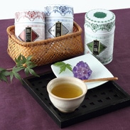 日本一の茶所「静岡」から 缶入り銘茶詰合せ「欧貴・おうき」|静岡やすま園・静岡県