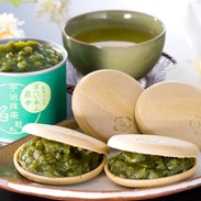 京都きよ泉 お手作り京もなか04〔京番茶最中皮×20、宇治抹茶あん260g〕