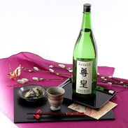 航空会社のビジネスクラス搭載された酒　　清酒　純米吟醸原酒　尊皇　袋入　1.8L　山崎合資会社・愛知県［純米吟醸原酒］