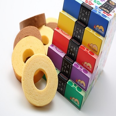 口どけの良い 直火焼・栗東バウムシリーズ~大野神社 銘菓 大野バウム~