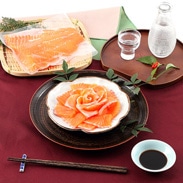 くぬぎ鱒（ニジマス）の刺身用切り身　１ｋｇ（約６人前） | くぬぎ養鱒場・静岡県